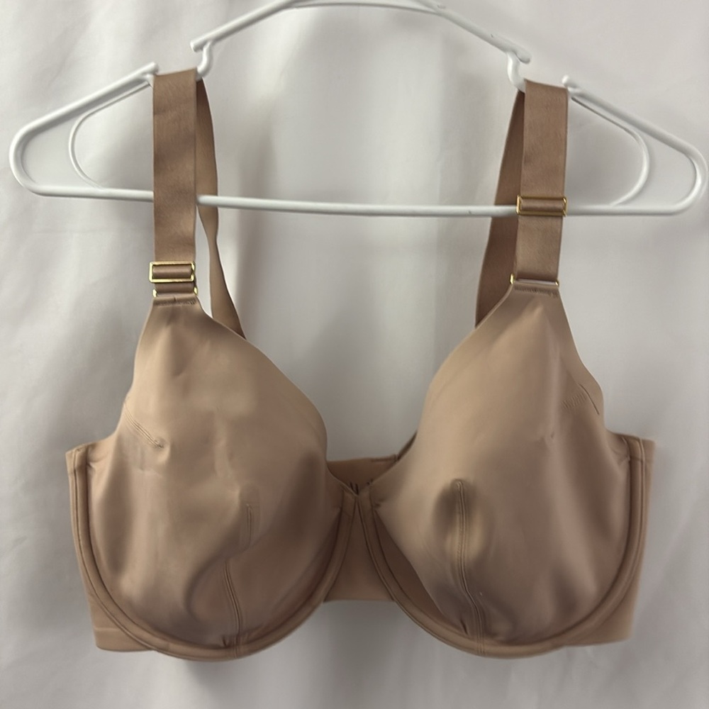 ThirdLove 38F Classic Unlined Full Coverage Beige Tan Underwire comfortable DDD - Picture 2 of 6